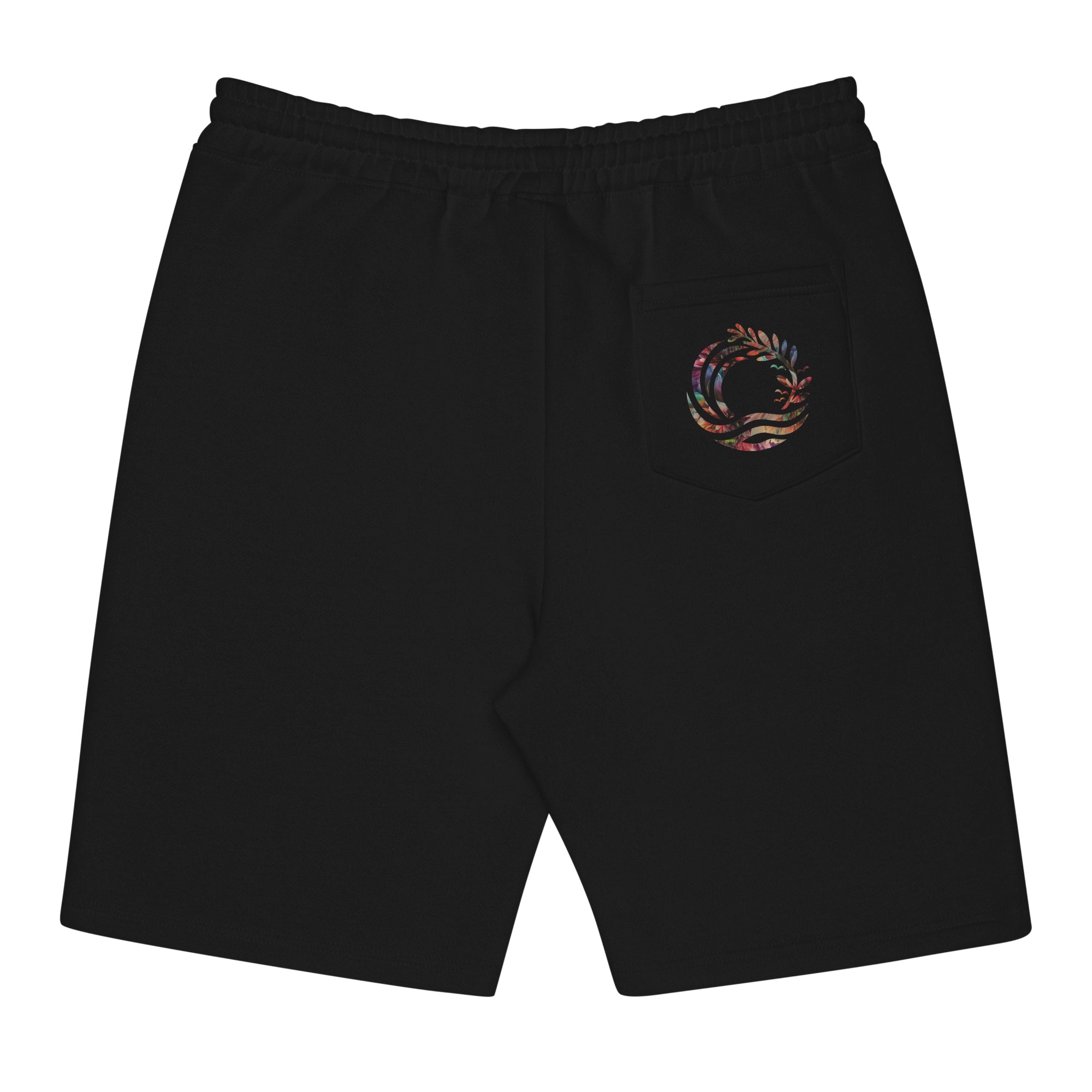 "Skeleton Flower Hands" Opulux Fleece Shorts