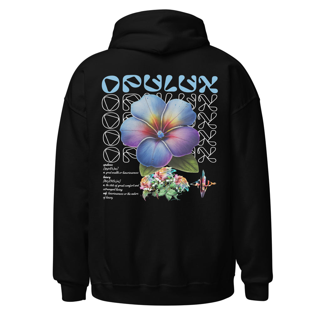 "Indigo Blossom" Opulux Hoodie