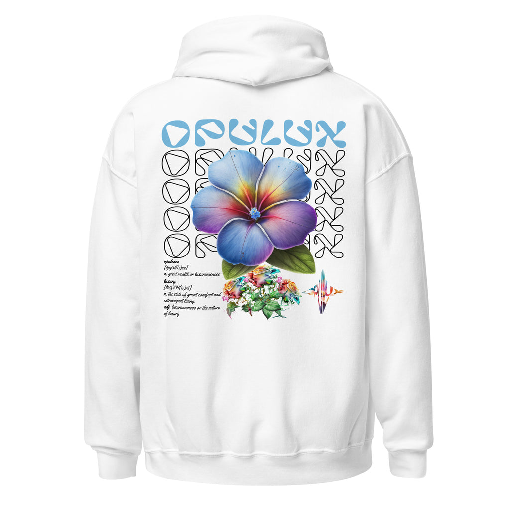 "Indigo Blossom" Opulux Hoodie