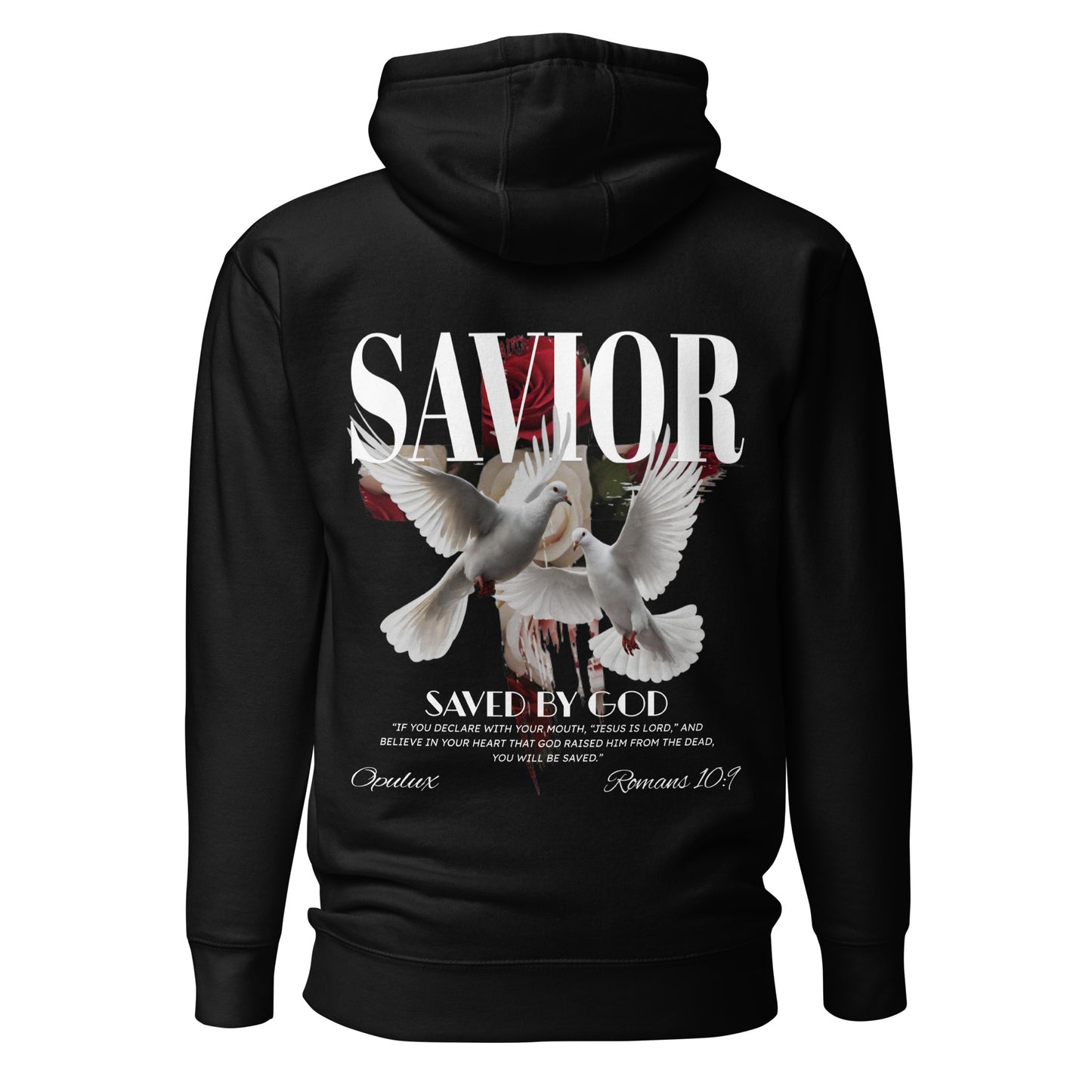 Black "Savior" Opulux Hoodie