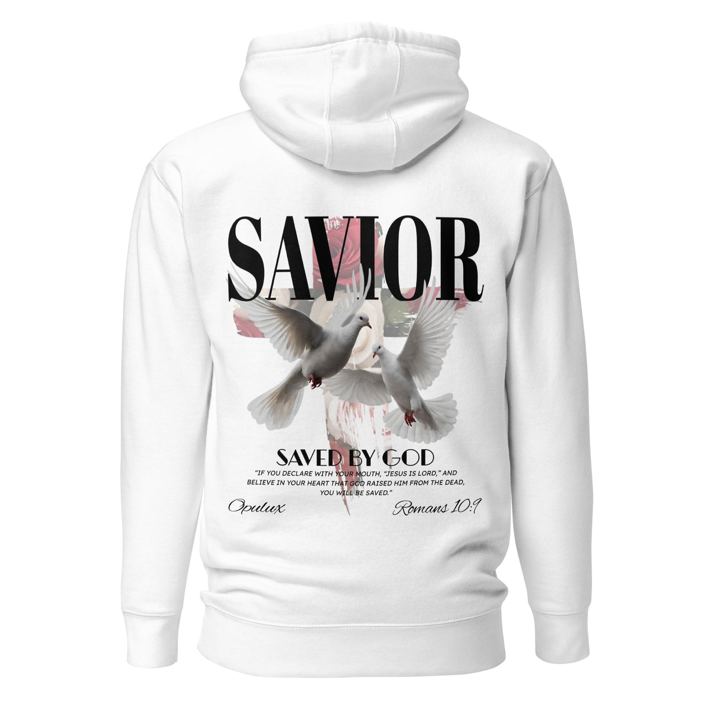 White "Savior" Opulux Hoodie