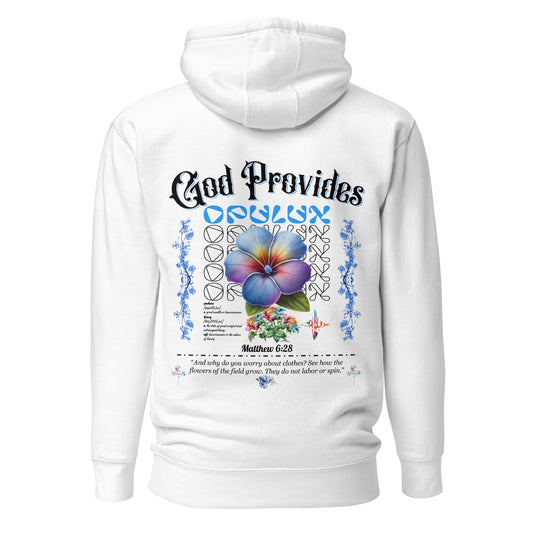 "God Provides" Opulux Hoodie