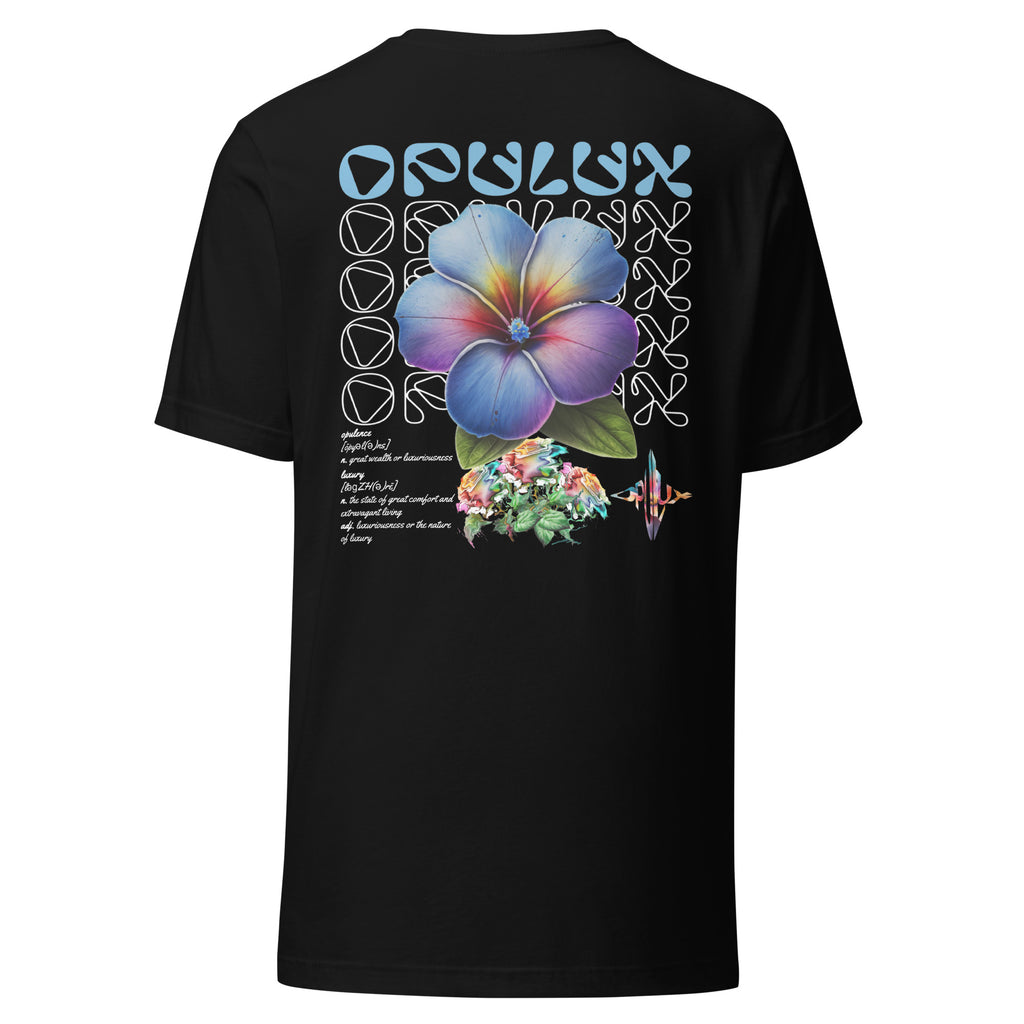 "Indigo Blossom" Opulux T-shirt