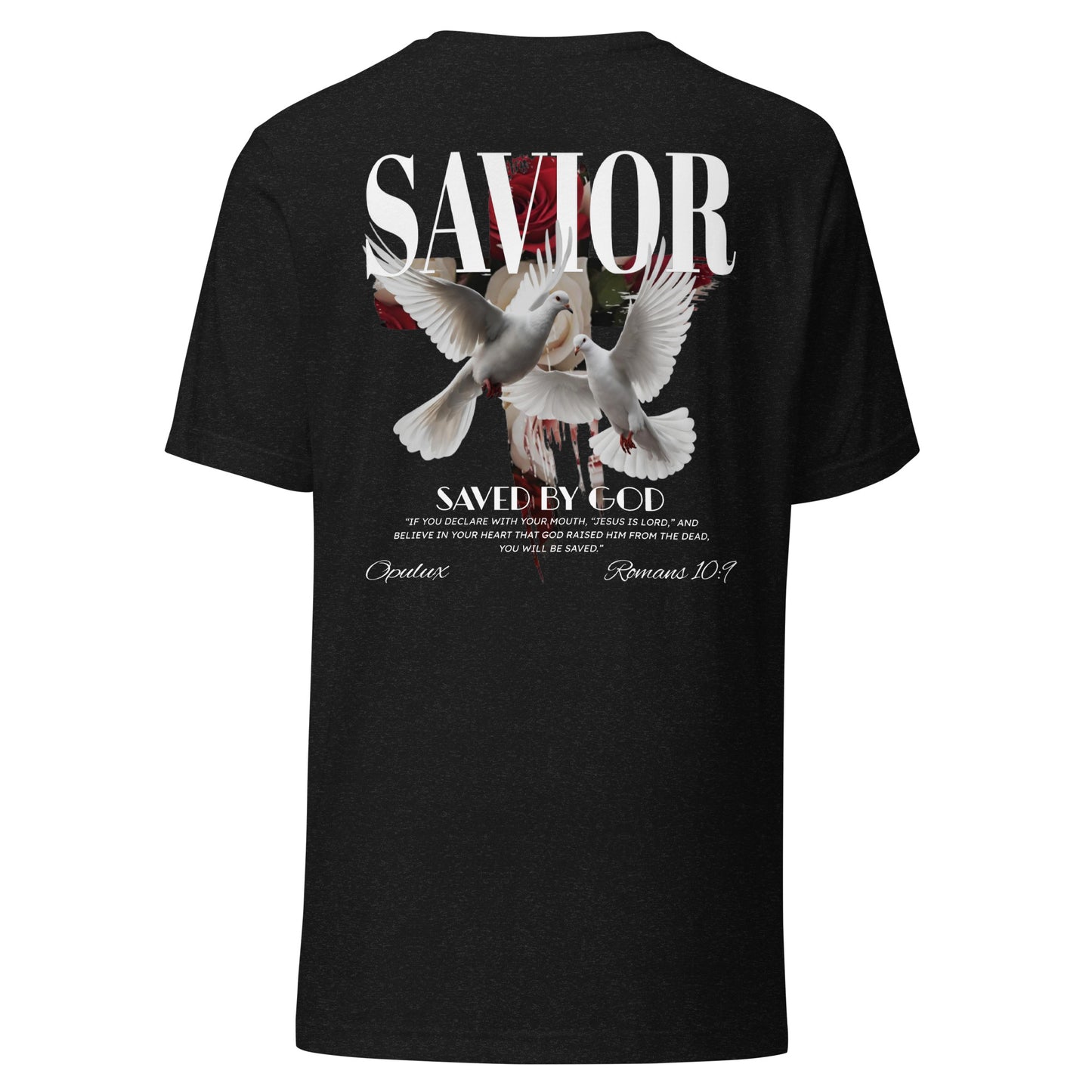 Black "Savior" Opulux T-Shirt