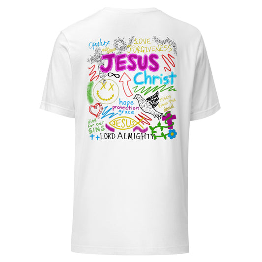 White "Graphic Words of Christ" Opulux T-Shirt