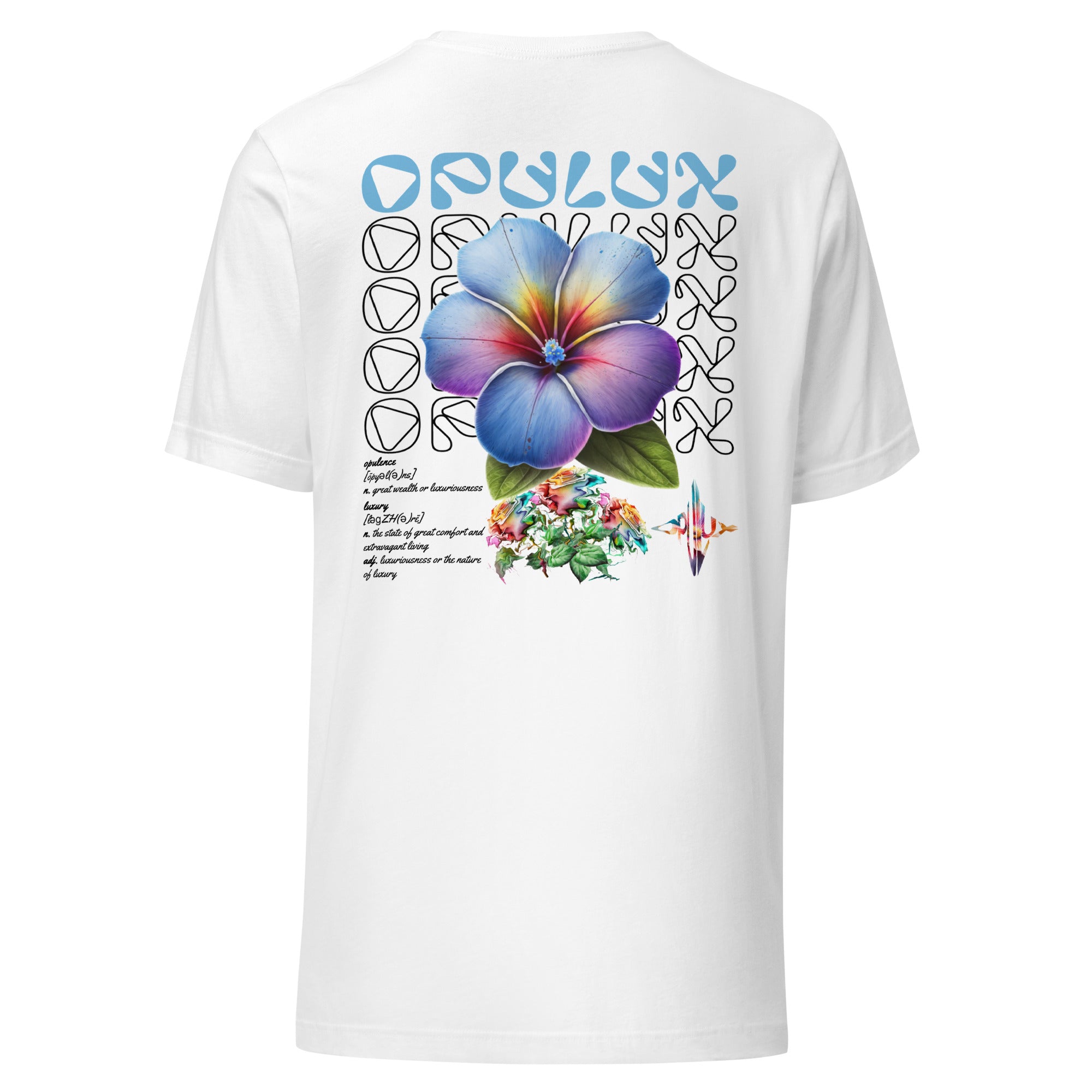 "Indigo Blossom" Opulux T-shirt